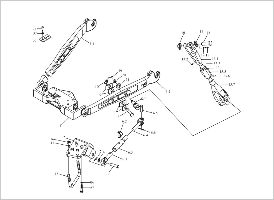 拖拉機(jī)懸掛機(jī)構(gòu)